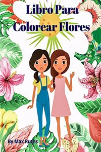 Libro para Colorear Flores