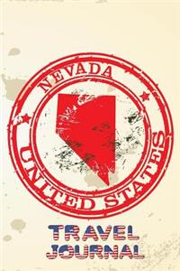 Nevada United States Travel Journal: Blank Lined Vacation Holiday Notebook