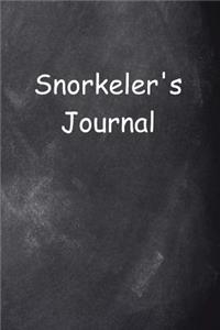 Snorkeler's Journal Chalkboard Design
