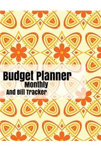budget planner monthly and Bill Tracker