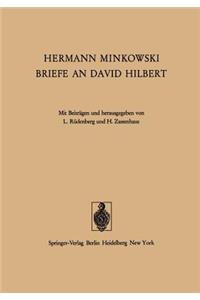 Hermann Minkowski Briefe an David Hilbert
