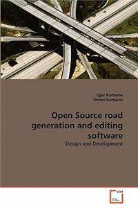 Open Source road generation and editing software