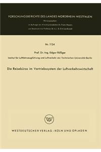 Die Reisebüros Im Vertriebssystem Der Luftverkehrswirtschaft