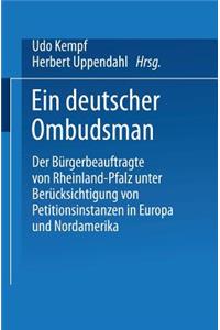 Ein Deutscher Ombudsman