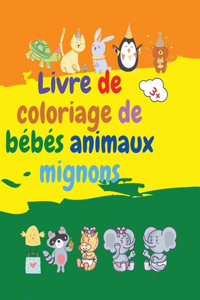 Livre de coloriage de bébés animaux mignons