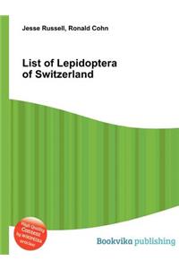 List of Lepidoptera of Switzerland