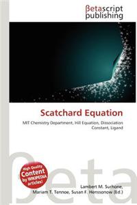 Scatchard Equation