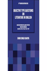 Objective Type Questions on Literature in English