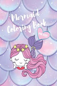 Mermaid Coloring Book for Kids