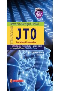 BSNL Telecom-JTO Recruitment Examination: Includes 2013 Solved Papers