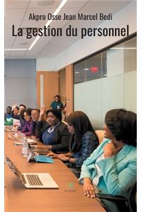 gestion du personnel