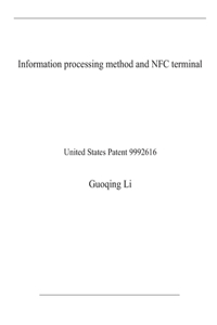 Information processing method and NFC terminal