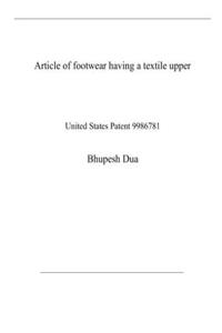 Article of footwear having a textile upper