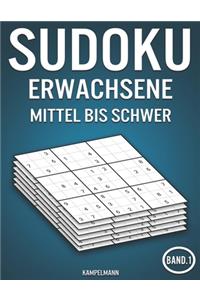 Sudoku Erwachsene mittel bis schwer