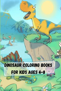 Dinosaur Coloring Books for Kids Ages 4-8