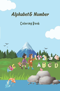 Alphabet & Number coloring book