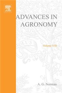 Advances in Agronomy Volume 8
