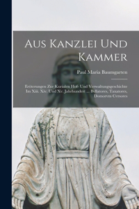 Aus Kanzlei Und Kammer