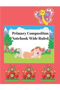 Primary Composition Notebook Wide Ruled