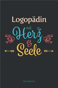 Logopädin Mit Herz & Seele Notizbuch