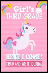 Third Grade Here I Come Draw and Write Journal