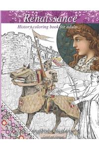 Renaissance adult coloring book