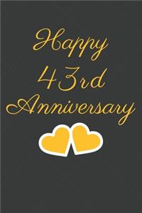 Happy 43rd Anniversary