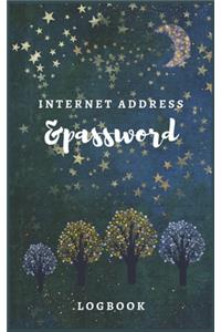 Internet Address & Password Logbook