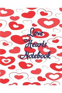 Love Hearts Notebook