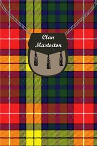 Clan Masterton Tartan Journal/Notebook