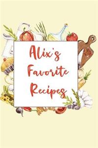 Alix's Favorite Recipes