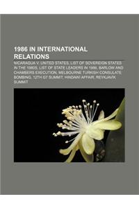 1986 in International Relations