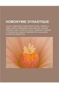 Homonymie Dynastique
