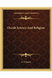 Occult Science and Religion