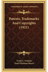 Patents, Trademarks and Copyrights (1921)