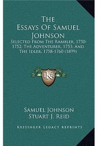 The Essays Of Samuel Johnson