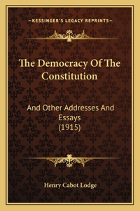 Democracy Of The Constitution