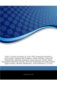Articles on Table Tennis Players at the 1992 Summer Olympics, Including