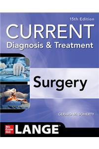 Current Diagnosis and Treatment Surgery, 15th Edition