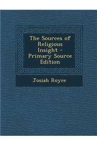 Sources of Religious Insight