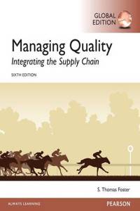 Managing Quality: Integrating the Supply Chain, Global Edition