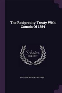 The Reciprocity Treaty With Canada Of 1854