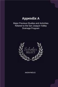 Appendix A