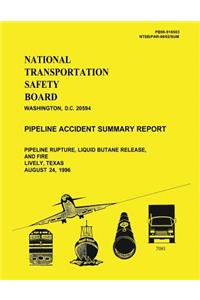 Pipeline Accident Summary Report