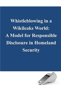 Whistleblowing in a Wikileaks World