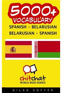 5000+ Spanish - Belarusian Belarusian - Spanish Vocabulary