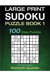 Large Print SUDOKU Puzzle Book 1