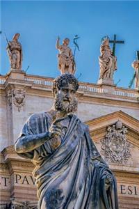 Sacred Peter's Statue in the Vatican Rome, Italy Journal