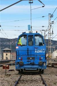 Mind Blowing Blue Locomotive 150 Page lined journal