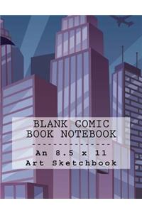 Blank Comic Book Notebook